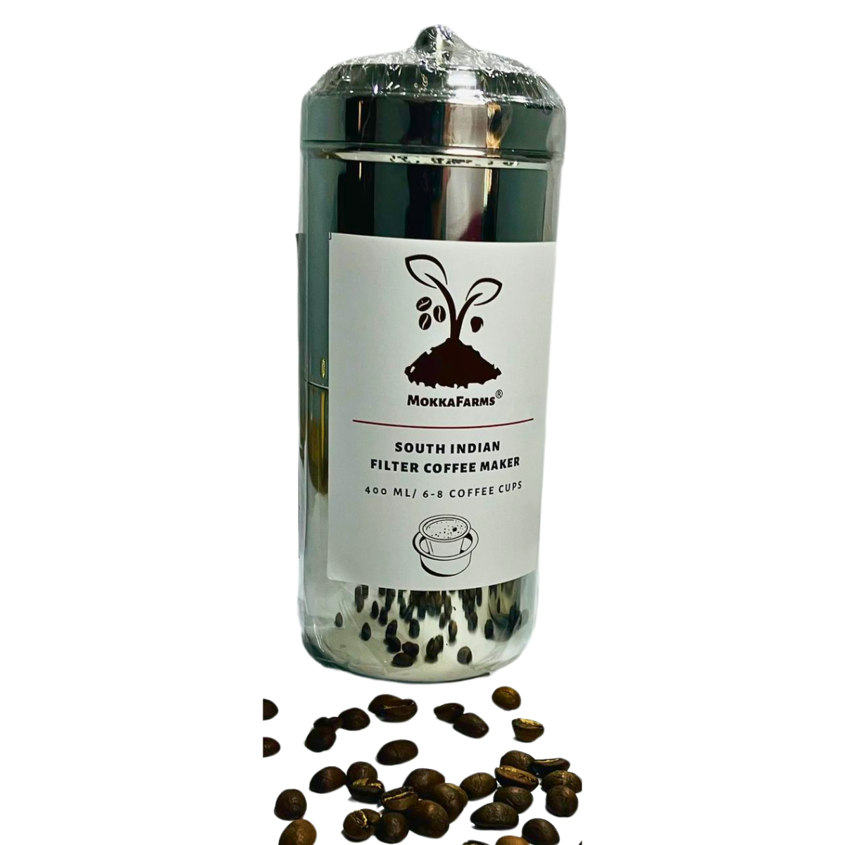 MokkaFarms South Indian Filter Coffee Decoction Maker | Decoction good for multiple Coffee Cups | Stainless Steel |